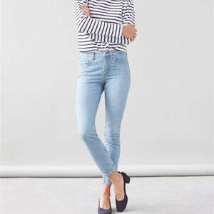 Everlane light wash mid-rise skinny jean size 27